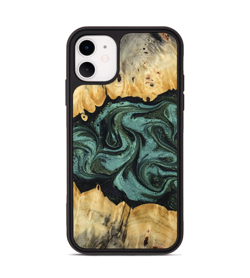 iPhone 11 Wood Phone Case - Manilla (Green, 795916)