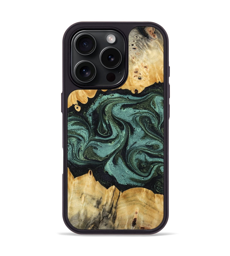 iPhone 16 Pro Wood Phone Case - Manilla (Green, 795916)