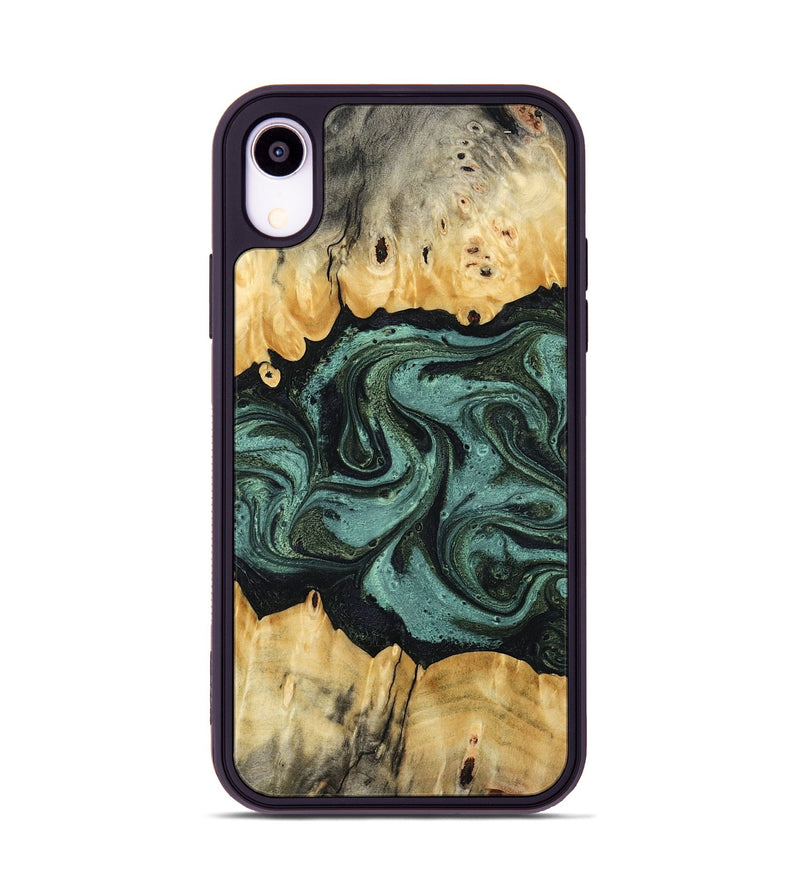 iPhone Xr Wood Phone Case - Manilla (Green, 795916)