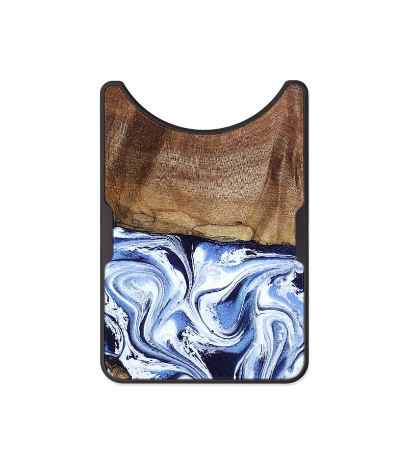 Alloy Wood Wallet - Noor (Blue, 795940)