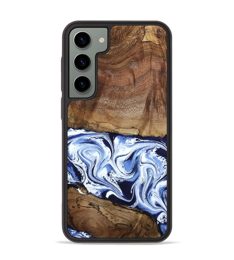 Galaxy S23 Plus Wood Phone Case - Noor (Blue, 795940)
