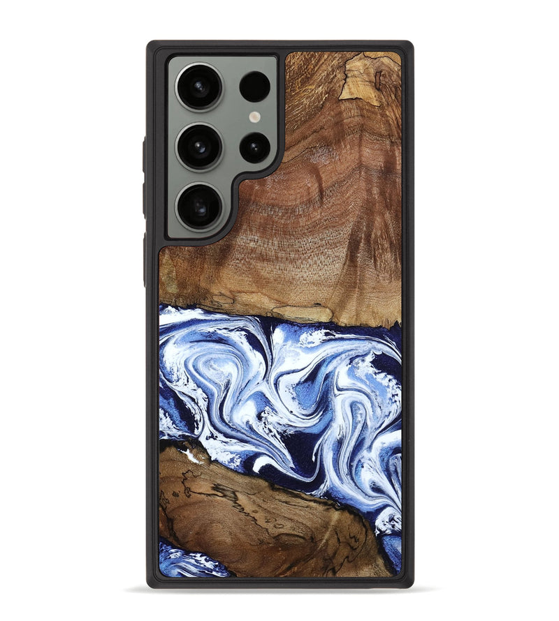 Galaxy S23 Ultra Wood Phone Case - Noor (Blue, 795940)