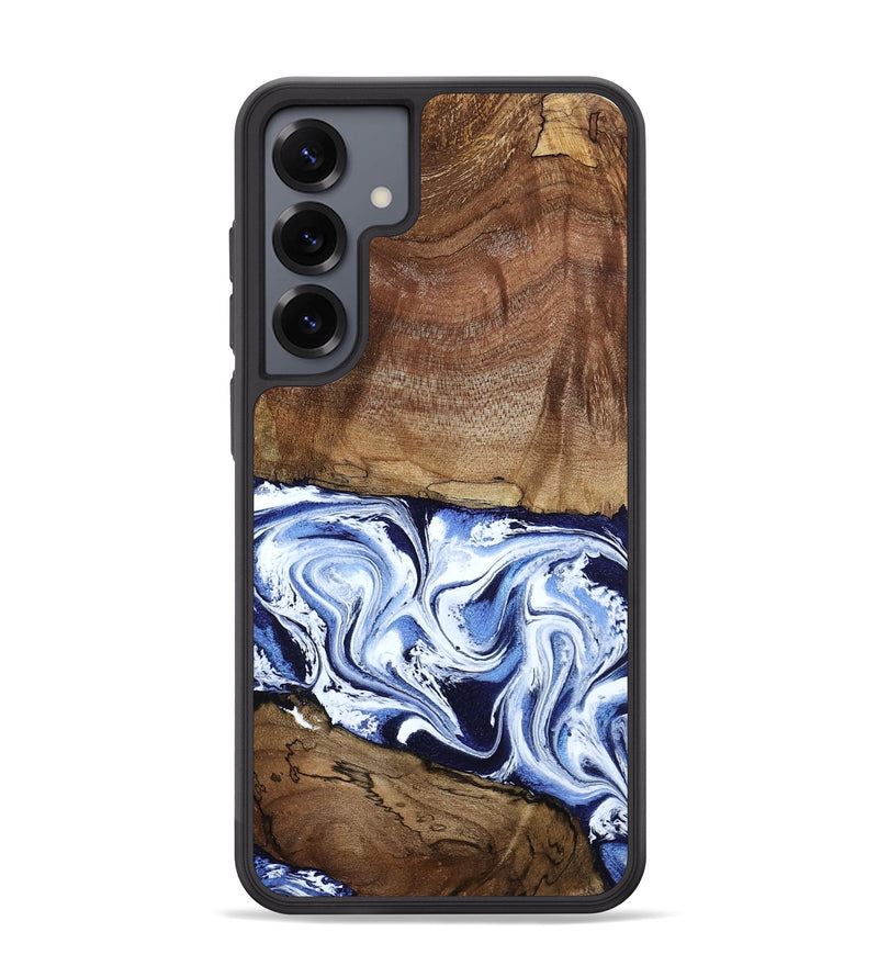 Galaxy S25 Plus Wood Phone Case - Noor (Blue, 795940)