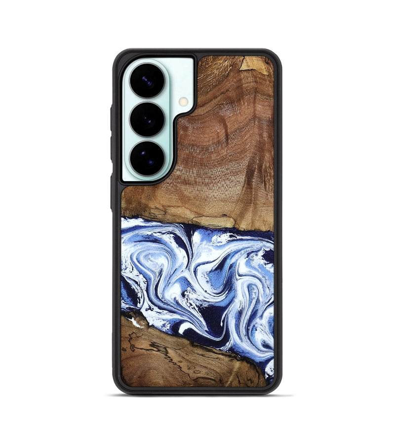 Galaxy S26 Wood Phone Case - Noor (Blue, 795940)