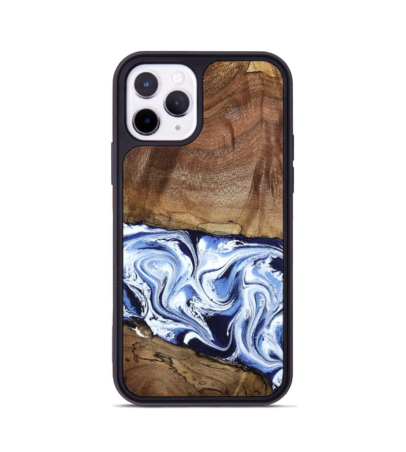 iPhone 11 Pro Wood Phone Case - Noor (Blue, 795940)