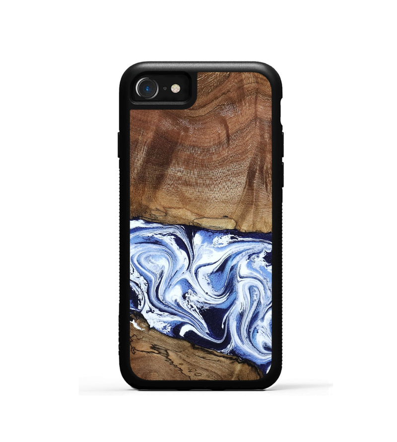 iPhone SE Wood Phone Case - Noor (Blue, 795940)