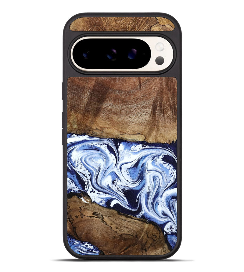 Pixel 9 Pro XL Wood Phone Case - Noor (Blue, 795940)