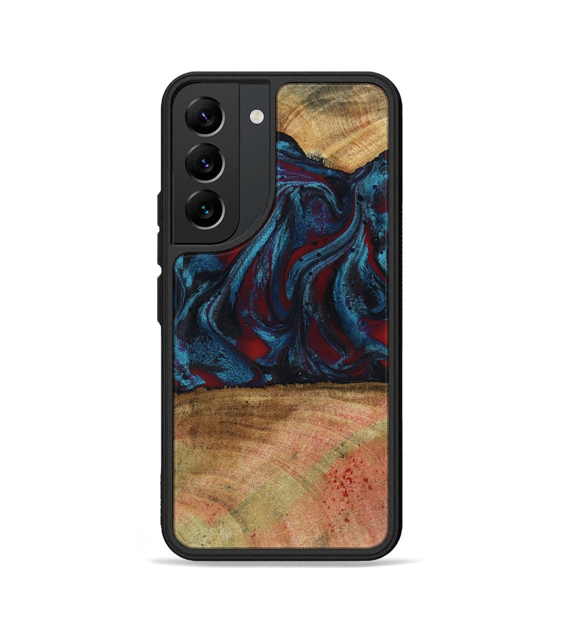 Galaxy S22 Wood Phone Case - Trena (Red, 796013)