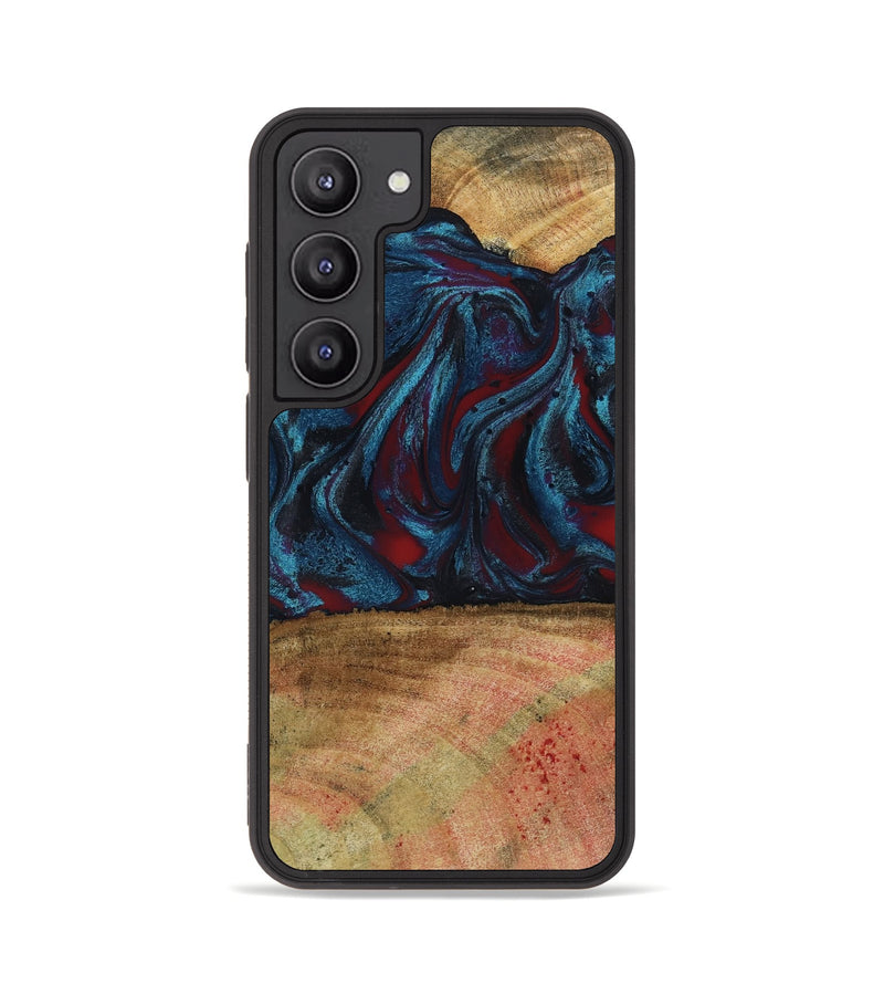 Galaxy S23 Wood Phone Case - Trena (Red, 796013)