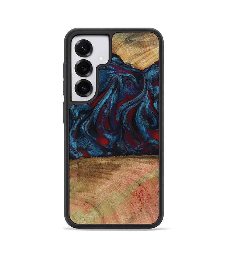 Galaxy S25 Wood Phone Case - Trena (Red, 796013)