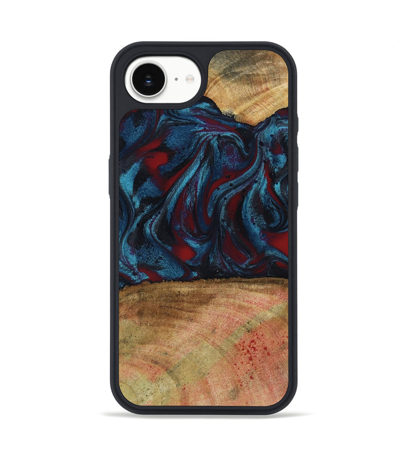 iPhone 16e Wood Phone Case - Trena (Red, 796013)