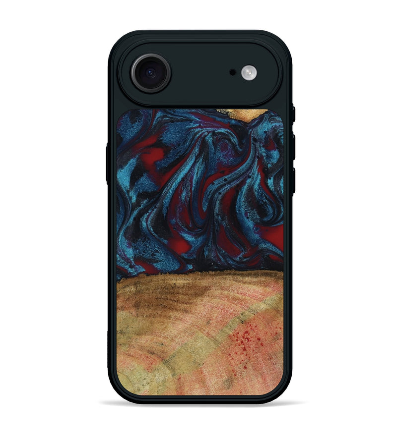 iPhone 17 Air Wood Phone Case - Trena (Red, 796013)