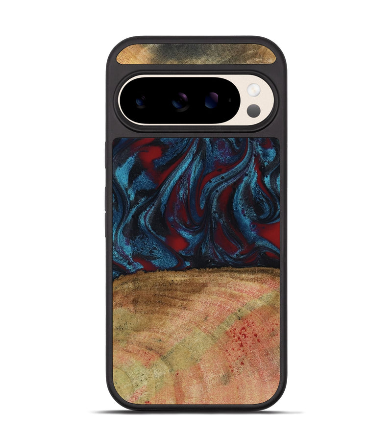 Pixel 10 Wood Phone Case - Trena (Red, 796013)