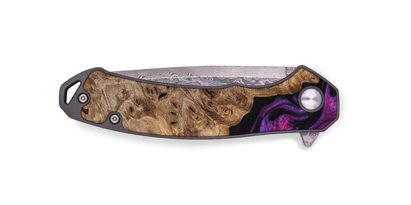 EDC Wood Pocket Knife - Leticia (Red, 796017)