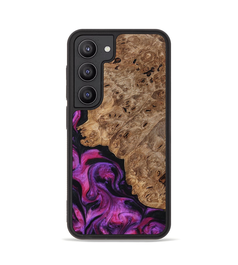 Galaxy S23 Wood Phone Case - Leticia (Red, 796017)