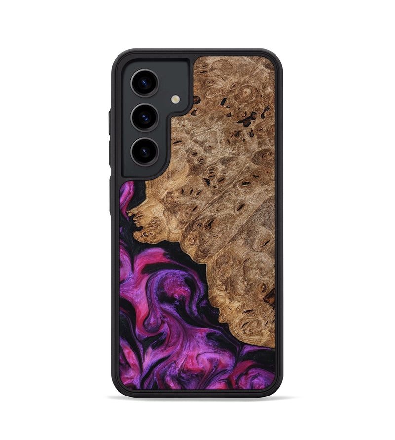 Galaxy S24 Wood Phone Case - Leticia (Red, 796017)