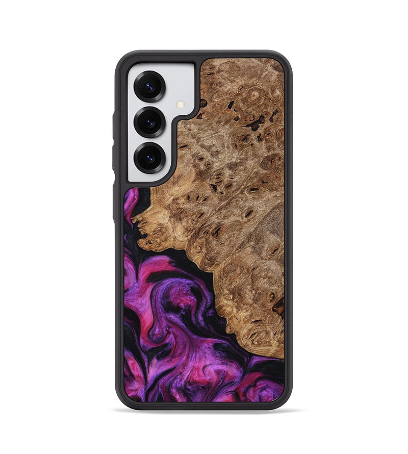 Galaxy S25 Wood Phone Case - Leticia (Red, 796017)