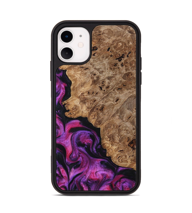 iPhone 11 Wood Phone Case - Leticia (Red, 796017)