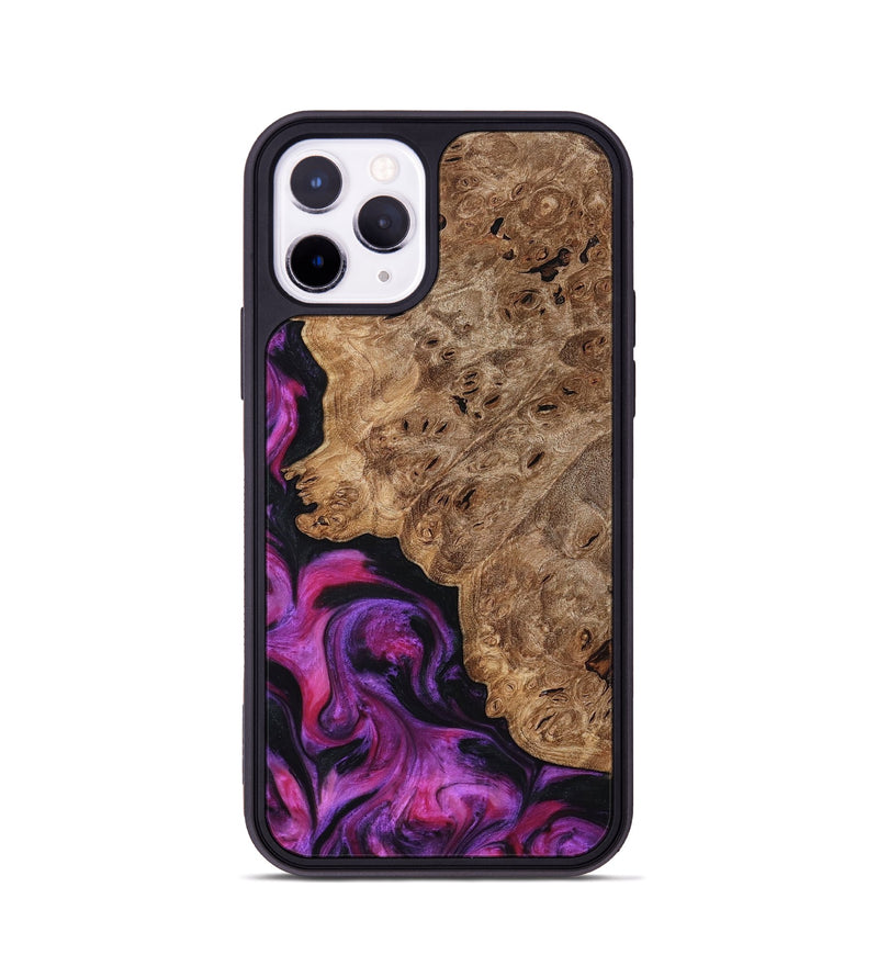 iPhone 11 Pro Wood Phone Case - Leticia (Red, 796017)