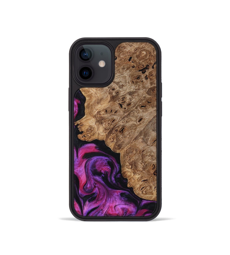 iPhone 12 mini Wood Phone Case - Leticia (Red, 796017)