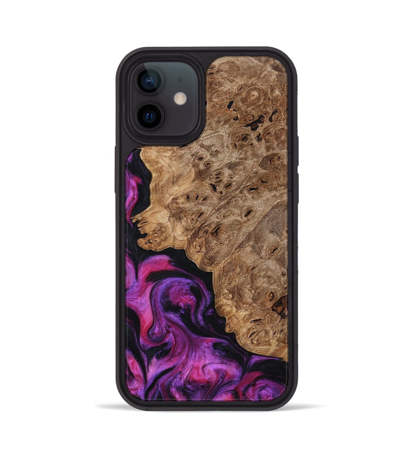 iPhone 12 Wood Phone Case - Leticia (Red, 796017)