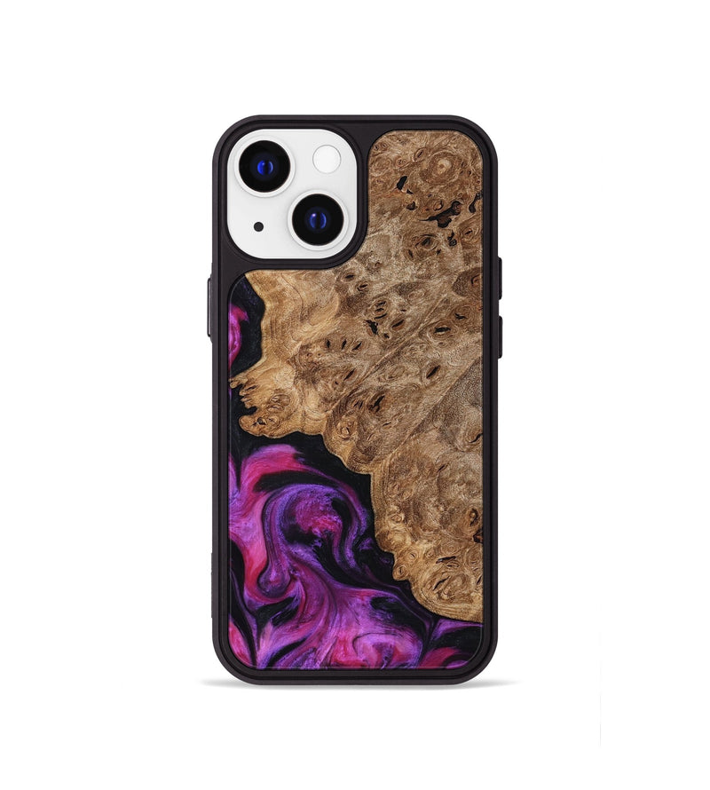 iPhone 13 mini Wood Phone Case - Leticia (Red, 796017)