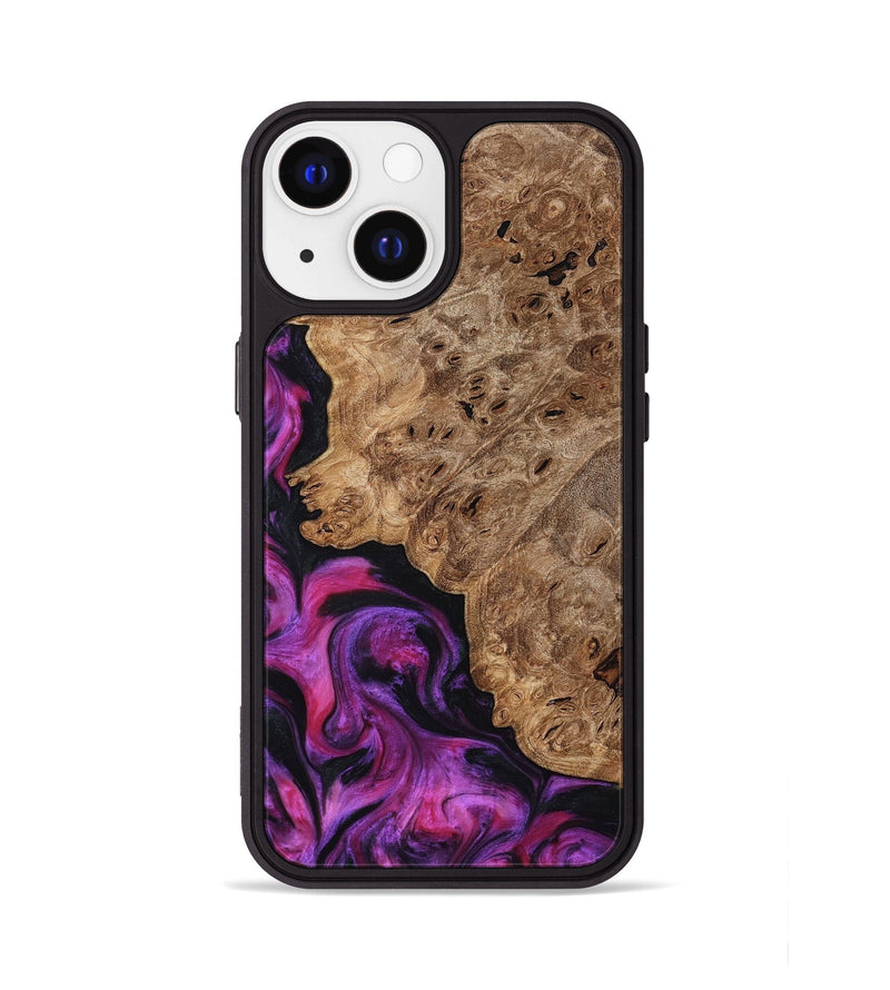 iPhone 13 Wood Phone Case - Leticia (Red, 796017)