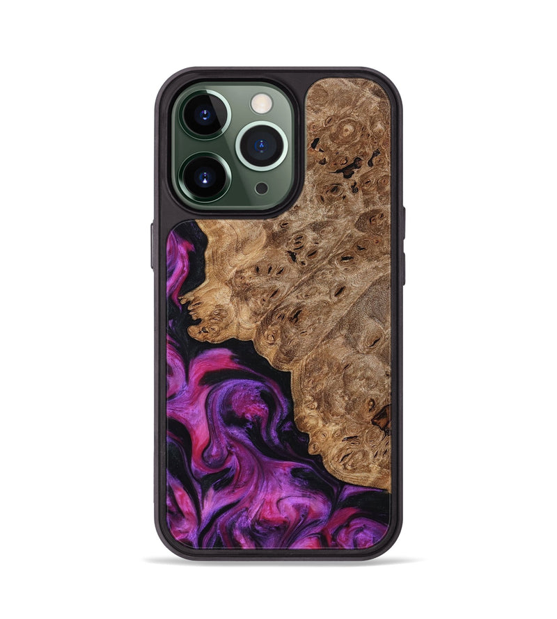 iPhone 13 Pro Wood Phone Case - Leticia (Red, 796017)