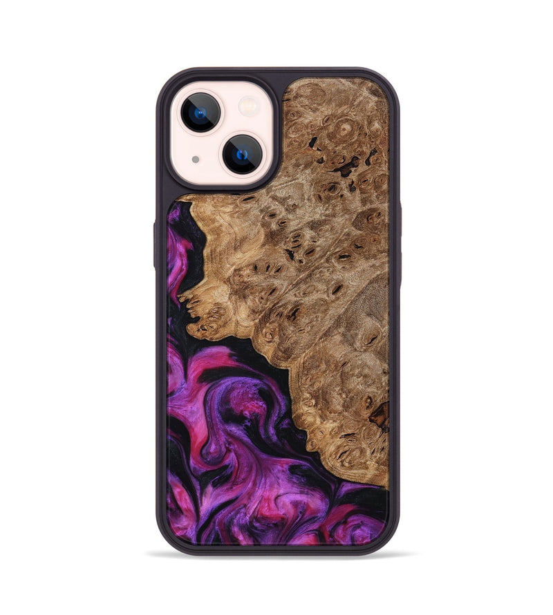 iPhone 14 Wood Phone Case - Leticia (Red, 796017)