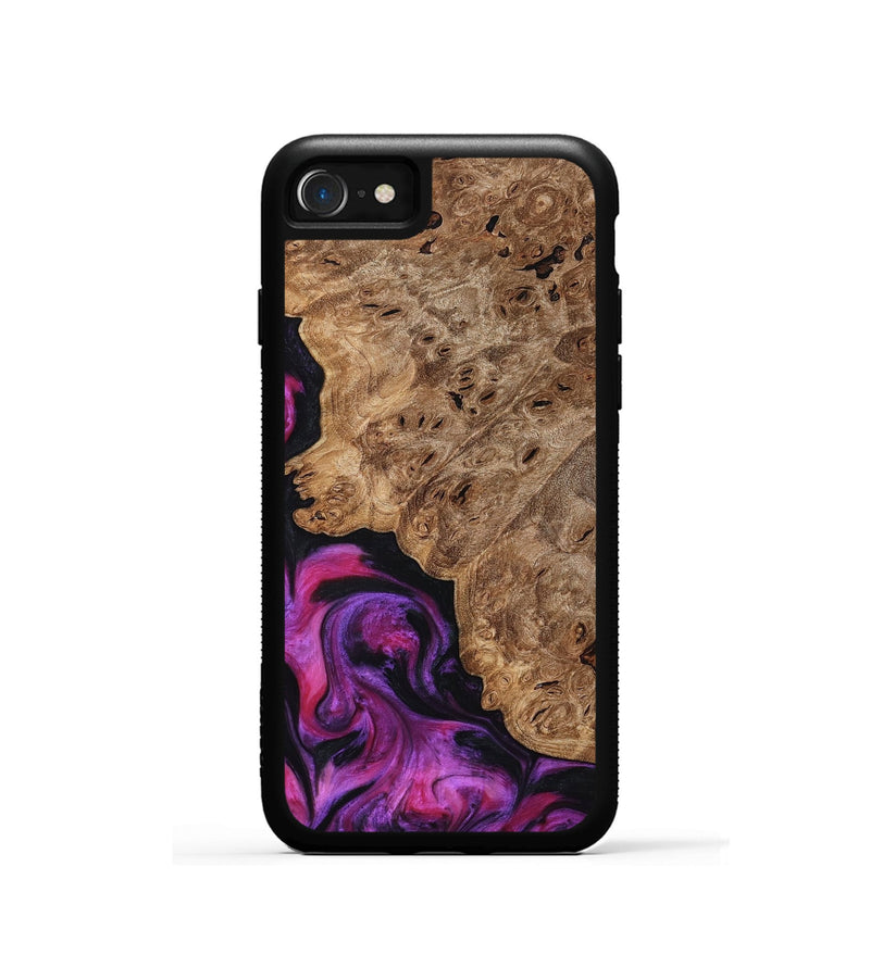 iPhone SE Wood Phone Case - Leticia (Red, 796017)