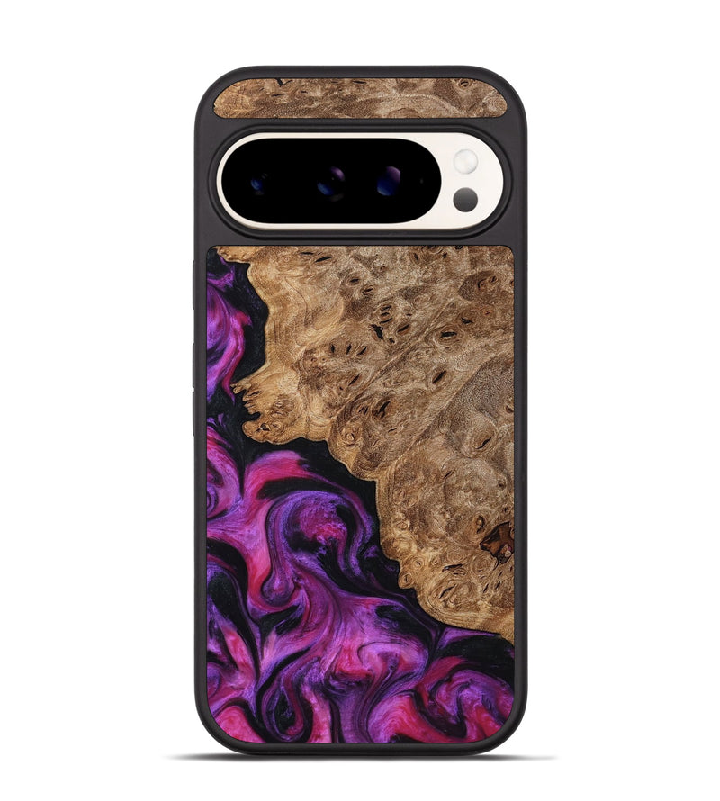 Pixel 9 Wood Phone Case - Leticia (Red, 796017)