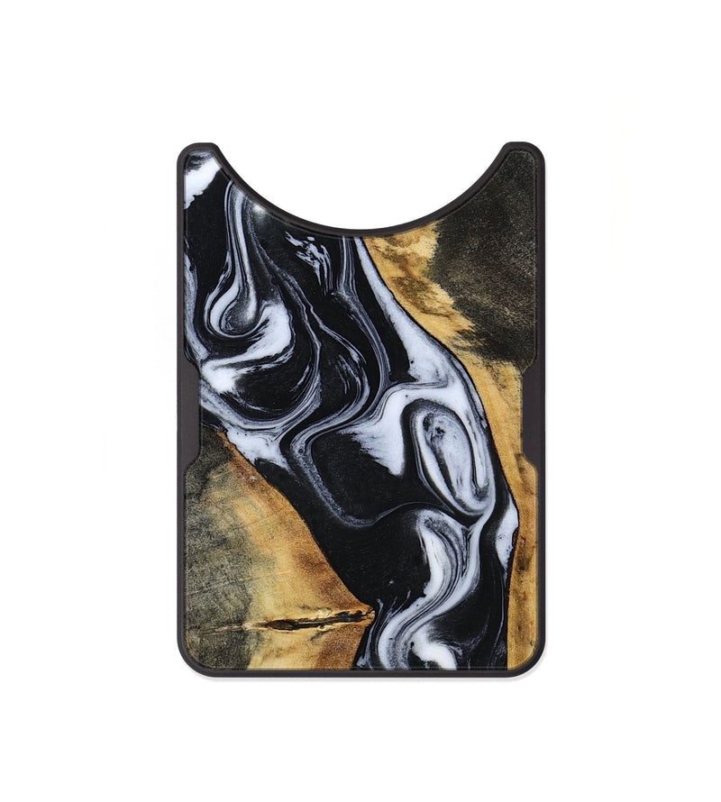 Alloy Wood Wallet - Hassan (Black & White, 796022)