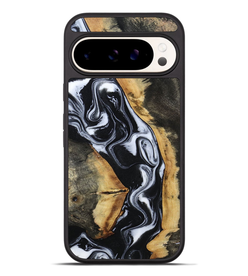 Pixel 9 Pro XL Wood Phone Case - Hassan (Black & White, 796022)