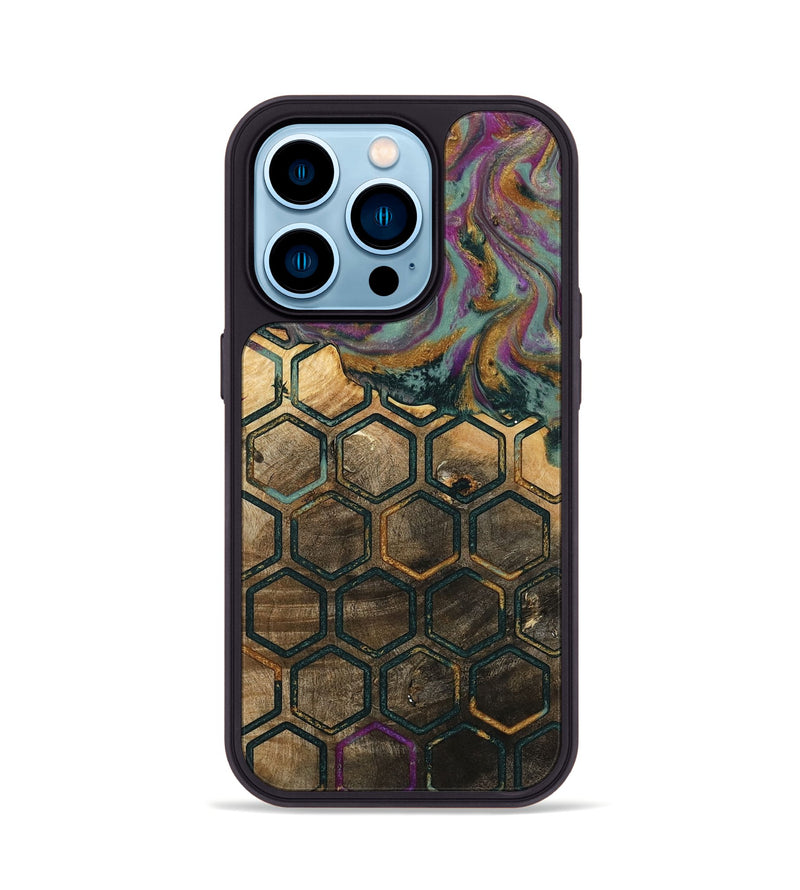 iPhone 14 Pro Wood Phone Case - Jaimie (Pattern, 796027)