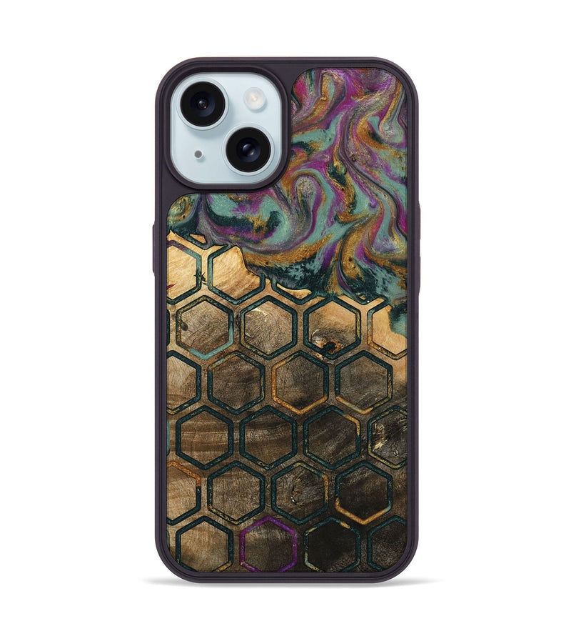 iPhone 15 Wood Phone Case - Jaimie (Pattern, 796027)