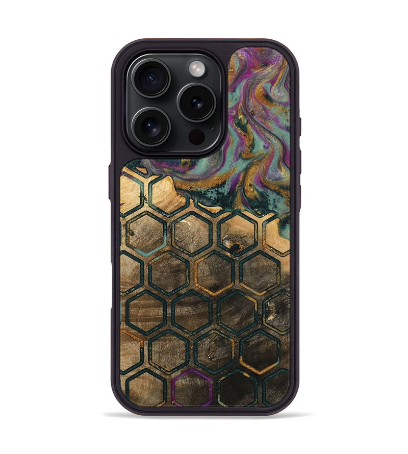 iPhone 16 Pro Wood Phone Case - Jaimie (Pattern, 796027)
