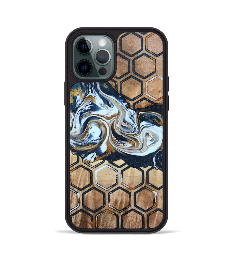 iPhone 12 Pro Wood Phone Case - Gilbert (Pattern, 796030)