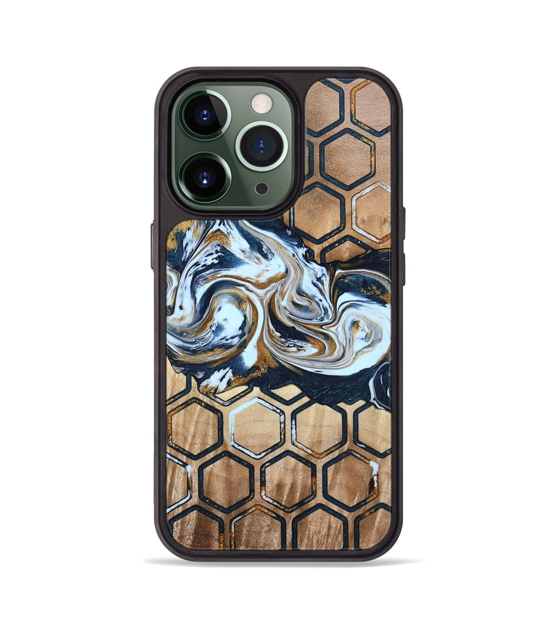 iPhone 13 Pro Wood Phone Case - Gilbert (Pattern, 796030)