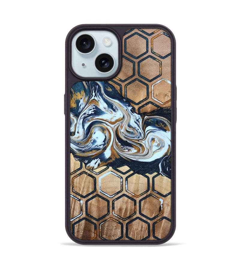 iPhone 15 Wood Phone Case - Gilbert (Pattern, 796030)