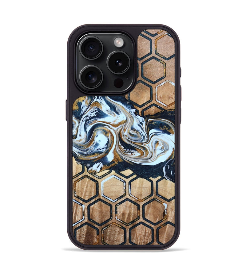 iPhone 15 Pro Wood Phone Case - Gilbert (Pattern, 796030)