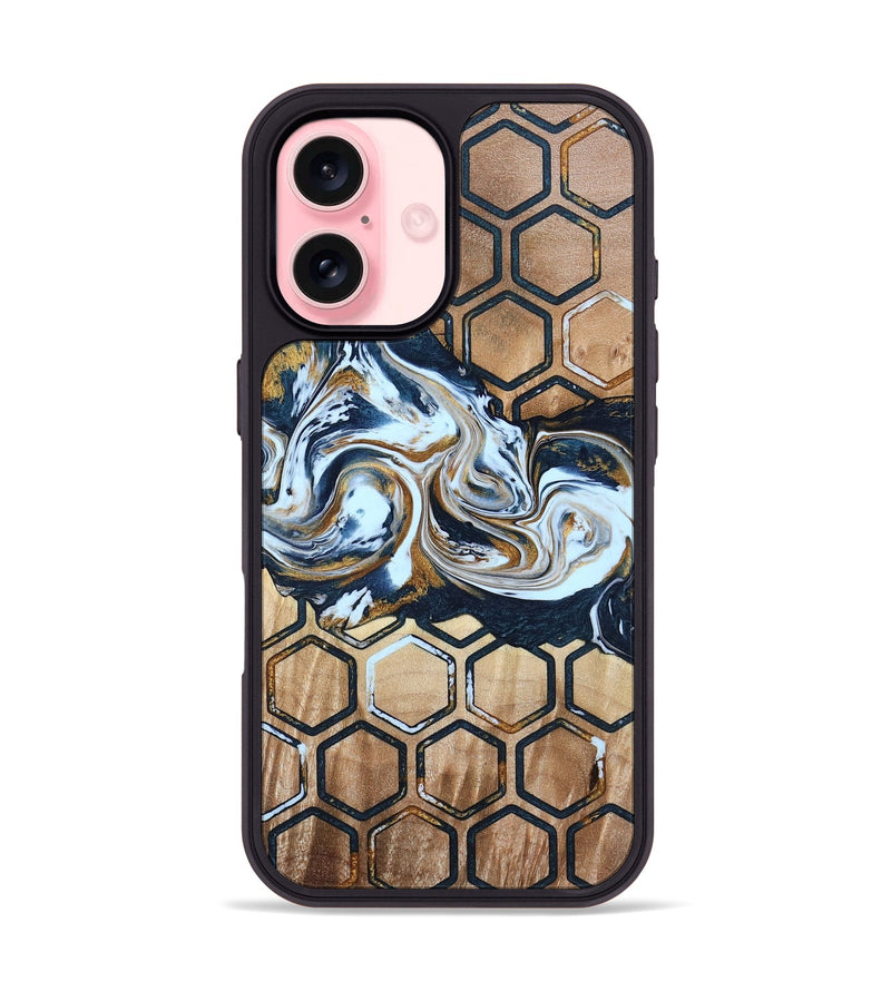 iPhone 16 Wood Phone Case - Gilbert (Pattern, 796030)