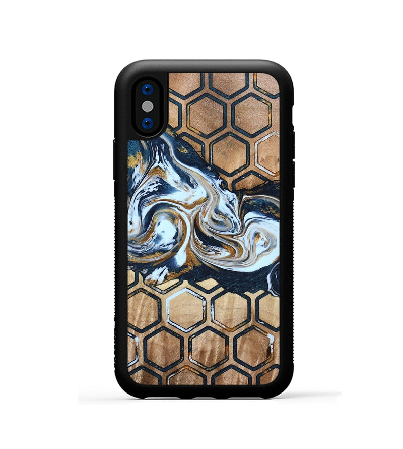 iPhone Xs Wood Phone Case - Gilbert (Pattern, 796030)