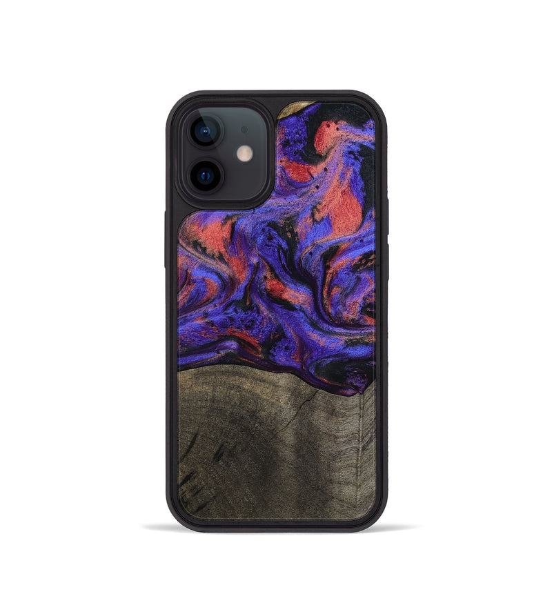 iPhone 12 mini Wood Phone Case - Payton (Purple, 796033)