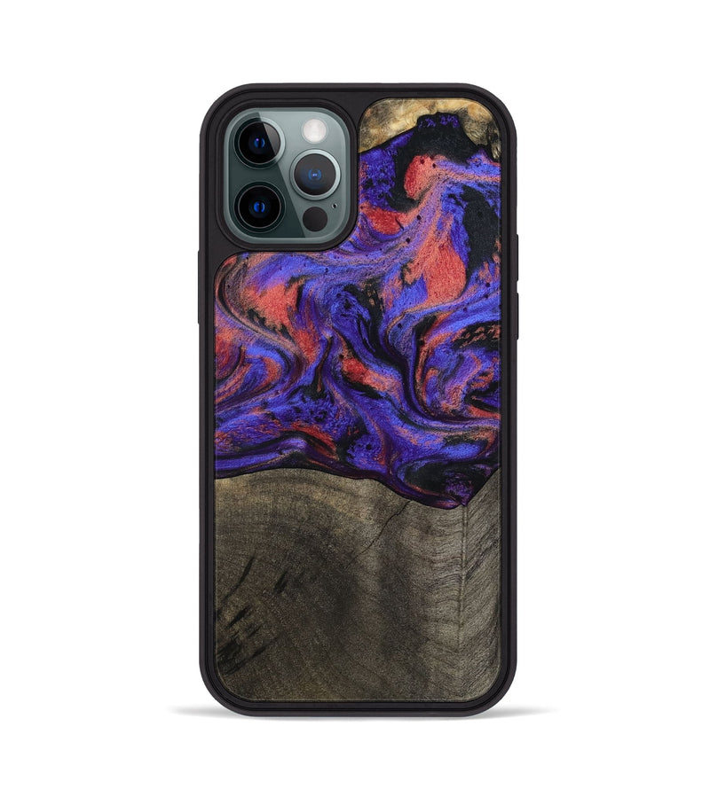 iPhone 12 Pro Wood Phone Case - Payton (Purple, 796033)