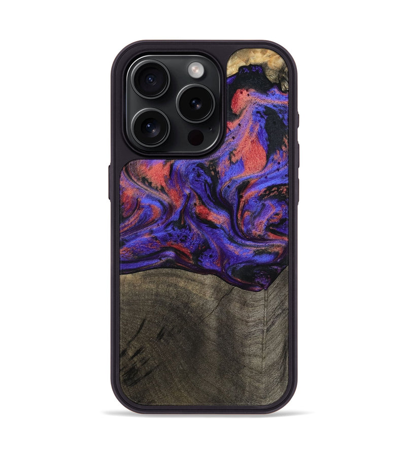 iPhone 15 Pro Wood Phone Case - Payton (Purple, 796033)
