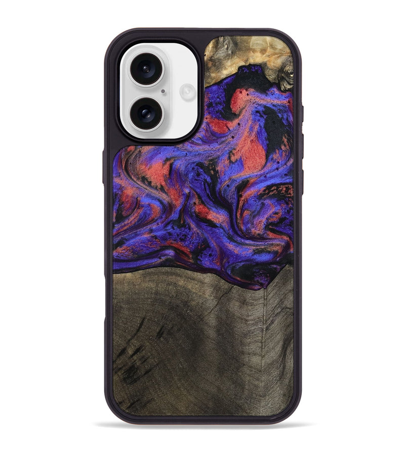iPhone 16 Plus Wood Phone Case - Payton (Purple, 796033)