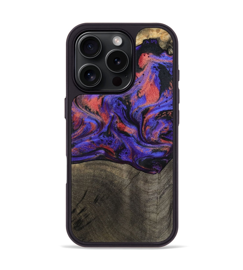 iPhone 16 Pro Wood Phone Case - Payton (Purple, 796033)