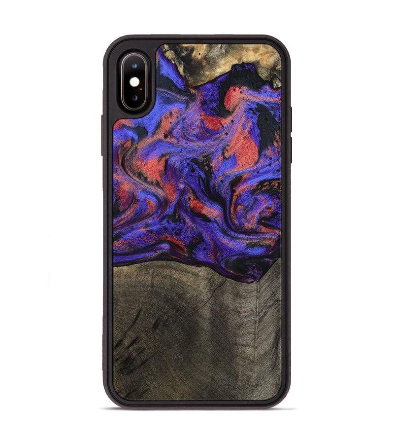 iPhone Xs Max Wood Phone Case - Payton (Purple, 796033)