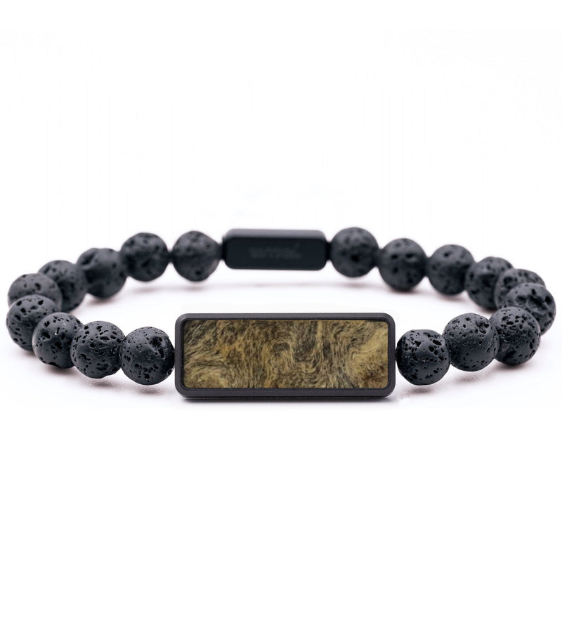 Lava Bead Wood Bracelet - Sonia (Wood Burl, 796064)