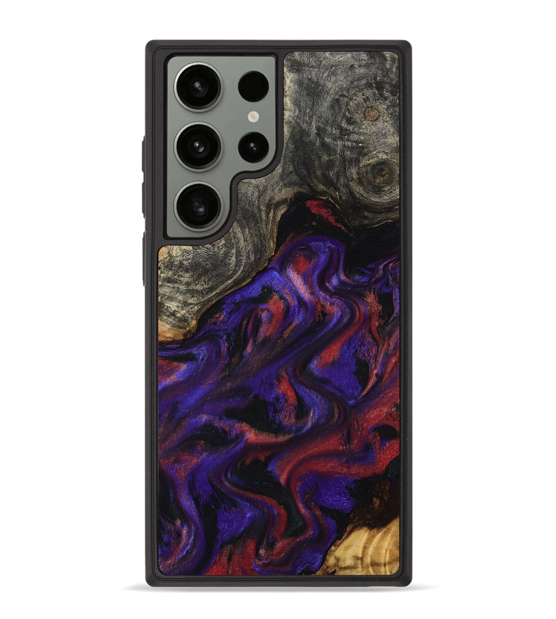 Galaxy S23 Ultra Wood Phone Case - Yehuda (Purple, 796107)